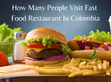 how many people visit fast food restaurant in colombia