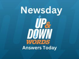 newsday up and down words answers today